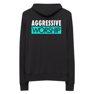 Aggressive Worship zip hoodie