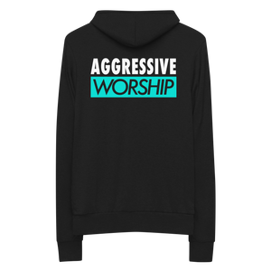 Aggressive Worship zip hoodie