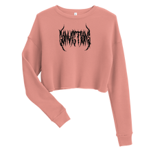 Load image into Gallery viewer, Death Metal Woman's Crop Sweatshirt