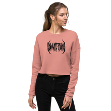 Load image into Gallery viewer, Death Metal Woman's Crop Sweatshirt