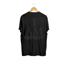 Load image into Gallery viewer, Unworthy Tee (Black on black)
