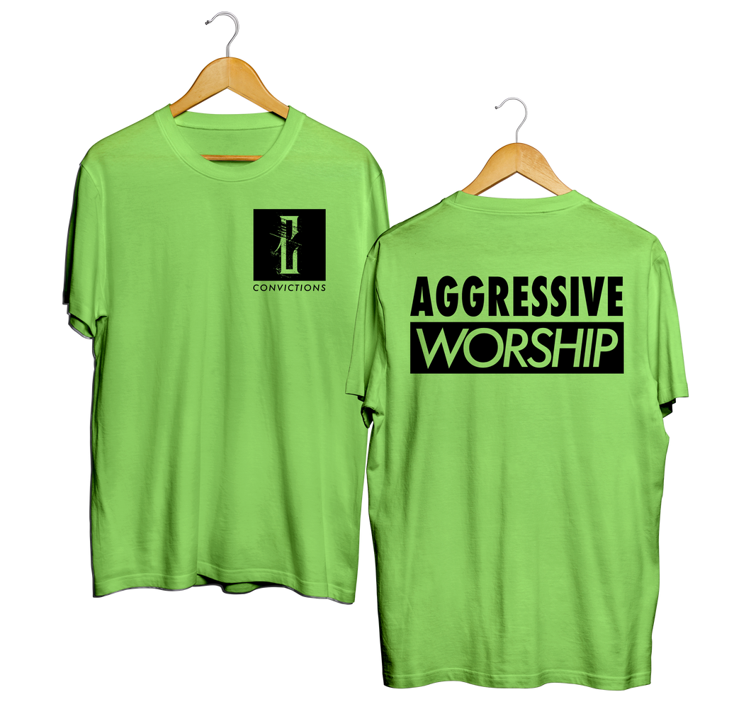 Akrobatik Kunde Behandling Aggressive Worship - LIME – Official Convictions Merchandise