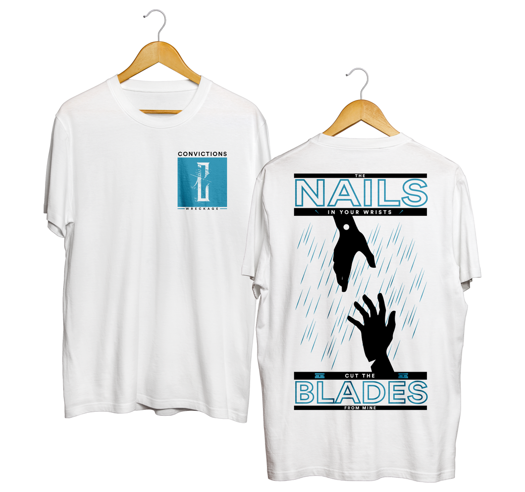 NEW Nails Tee WHITE