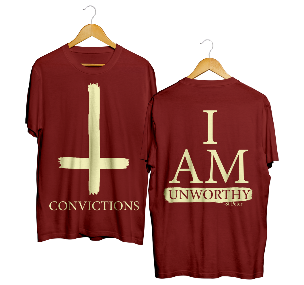 Unworthy Maroon Tee