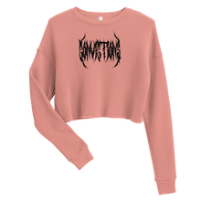 Load image into Gallery viewer, Death Metal Woman&#39;s Crop Sweatshirt
