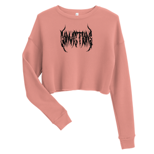 Death Metal Woman's Crop Sweatshirt