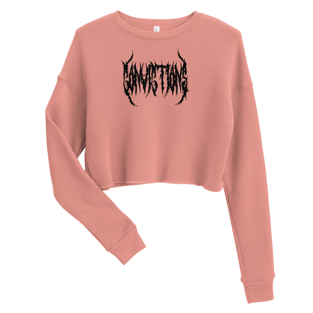 Death Metal Woman's Crop Sweatshirt